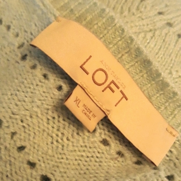 Loft Aquamarie Textured Knit Sweater - Picture 4 of 4